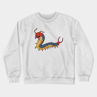 Kawaii centipede Crewneck Sweatshirt